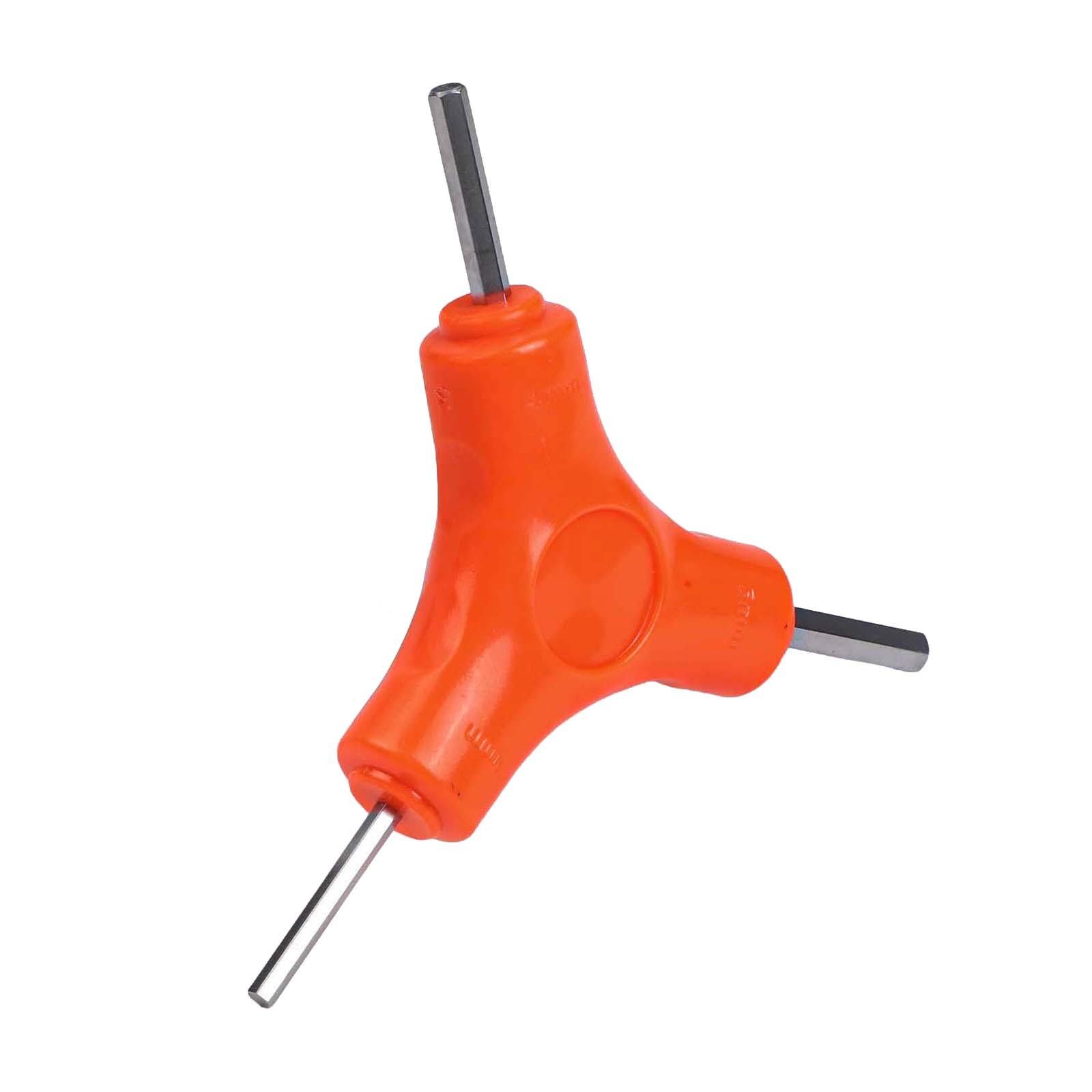 Trigeminal Hex Key 2.5/3/4/5/6/8mm Anti-slip Chrome Vanadium Steel Hand Tools - Picture 35 of 38
