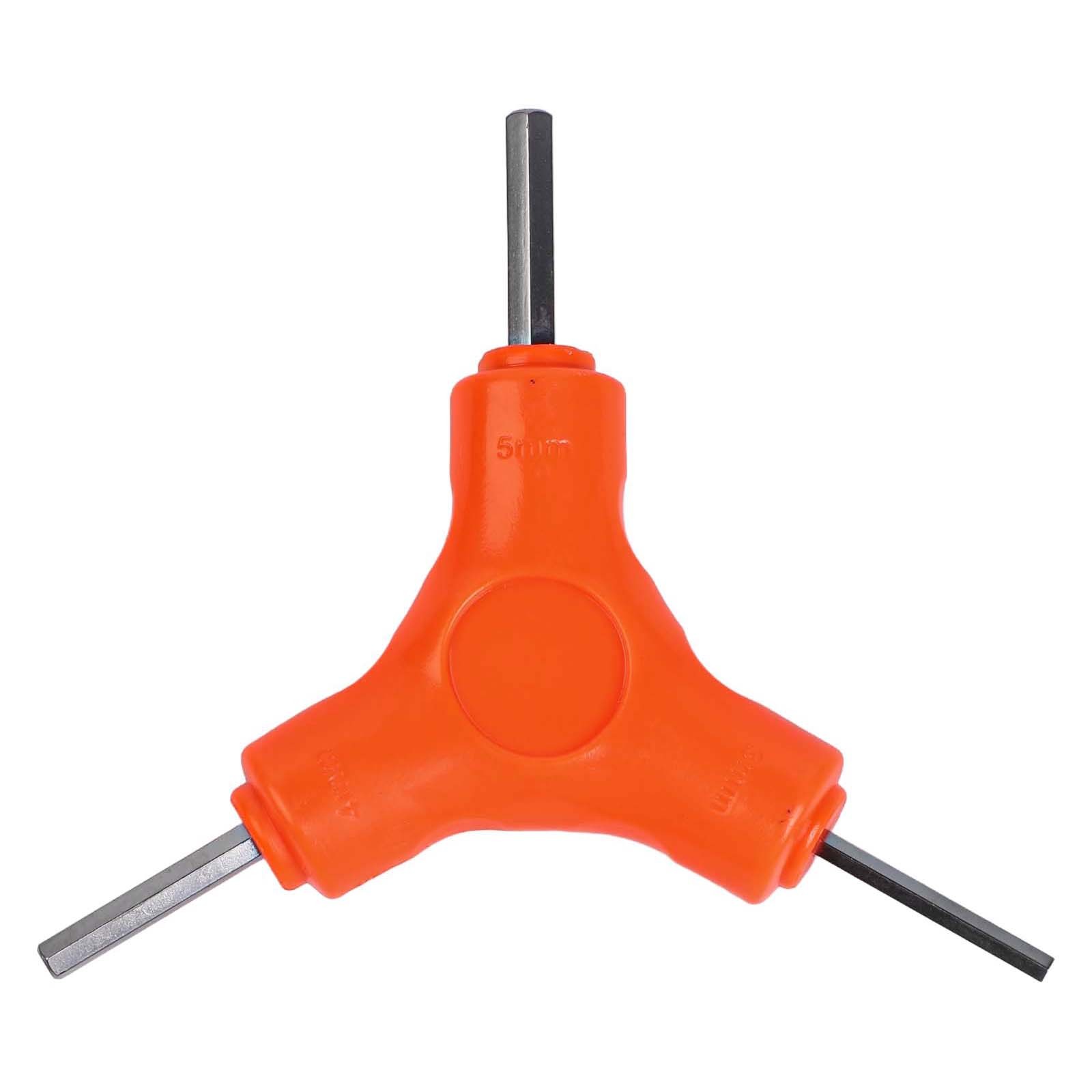 Trigeminal Hex Key 2.5/3/4/5/6/8mm Anti-slip Chrome Vanadium Steel Hand Tools - Picture 28 of 38