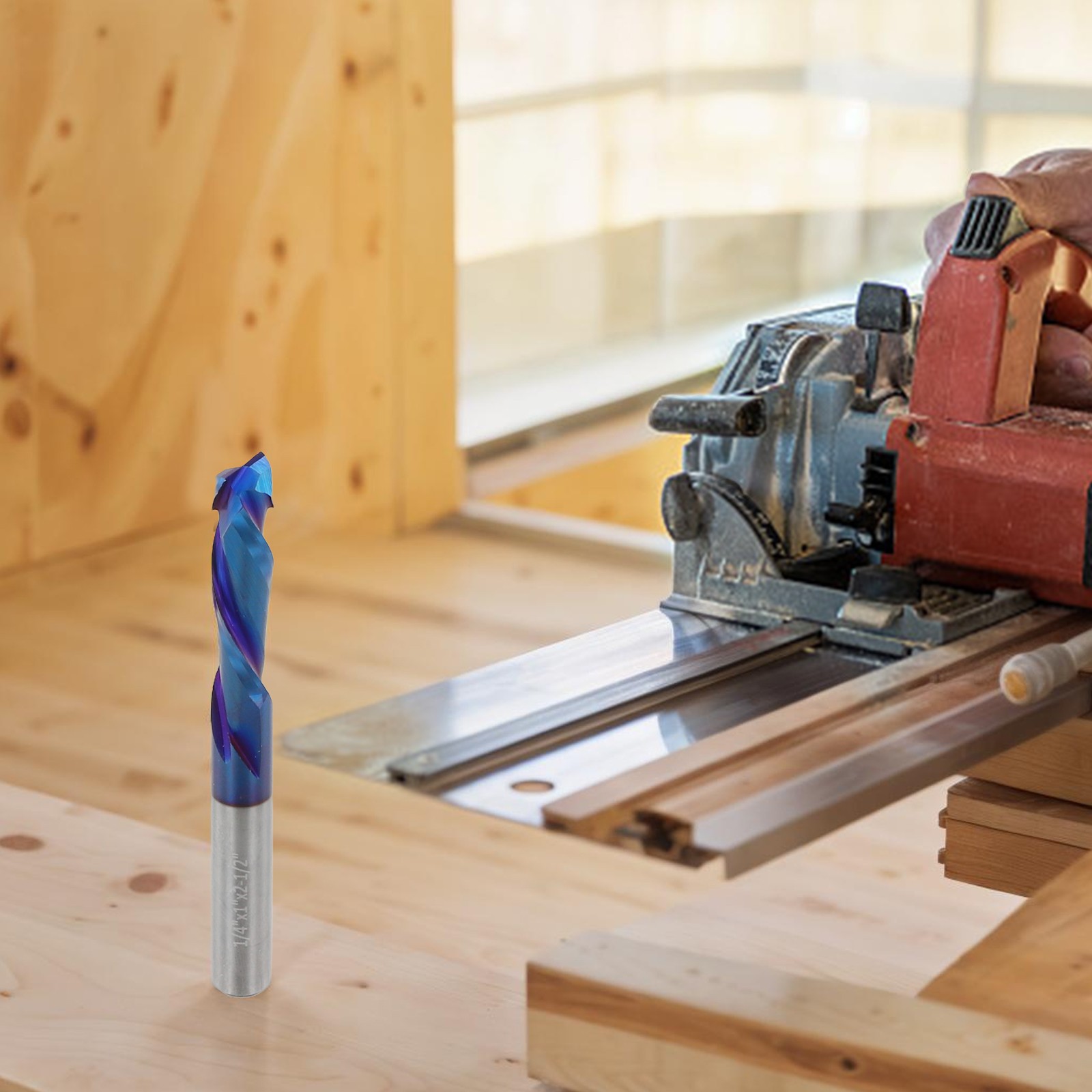 Holzbearbeitung Fräser 6 35 mm 2 Flöten UpCut DownCut für glatte Oberflächen - Bild 37 von 49