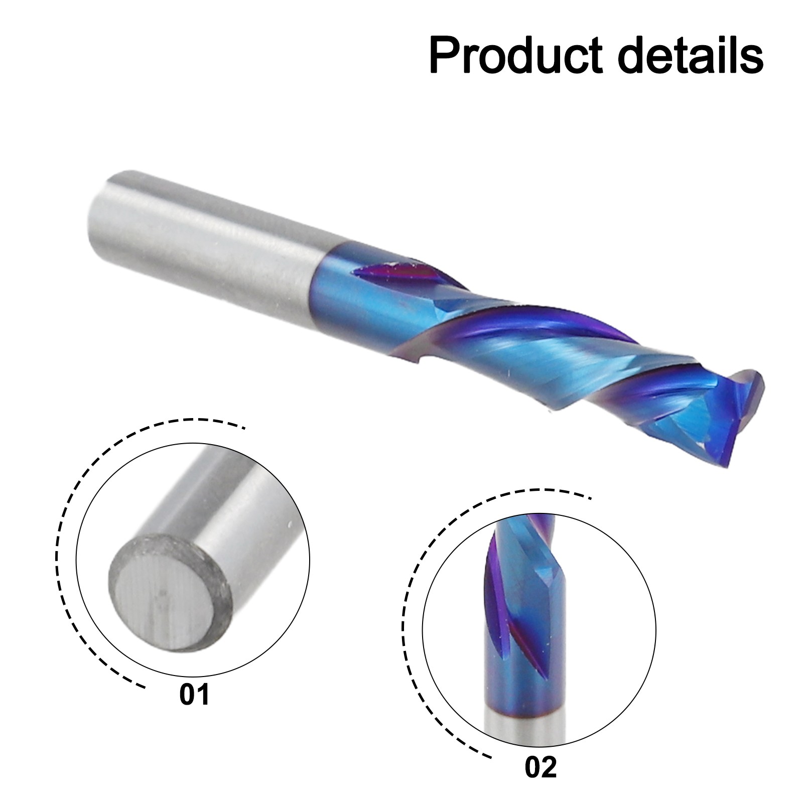 Holzbearbeitung Fräser 6 35 mm 2 Flöten UpCut DownCut für glatte Oberflächen - Bild 38 von 49