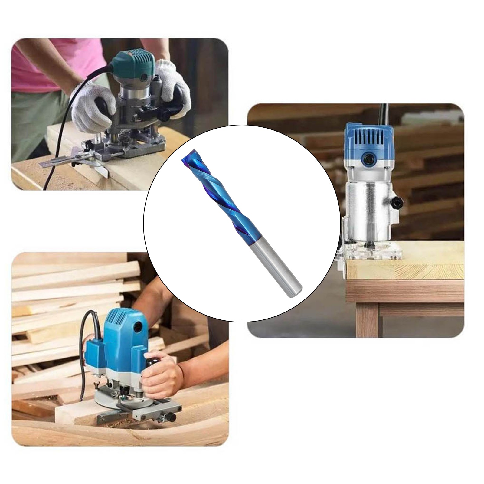 Holzbearbeitung Fräser 6 35 mm 2 Flöten UpCut DownCut für glatte Oberflächen - Bild 36 von 49