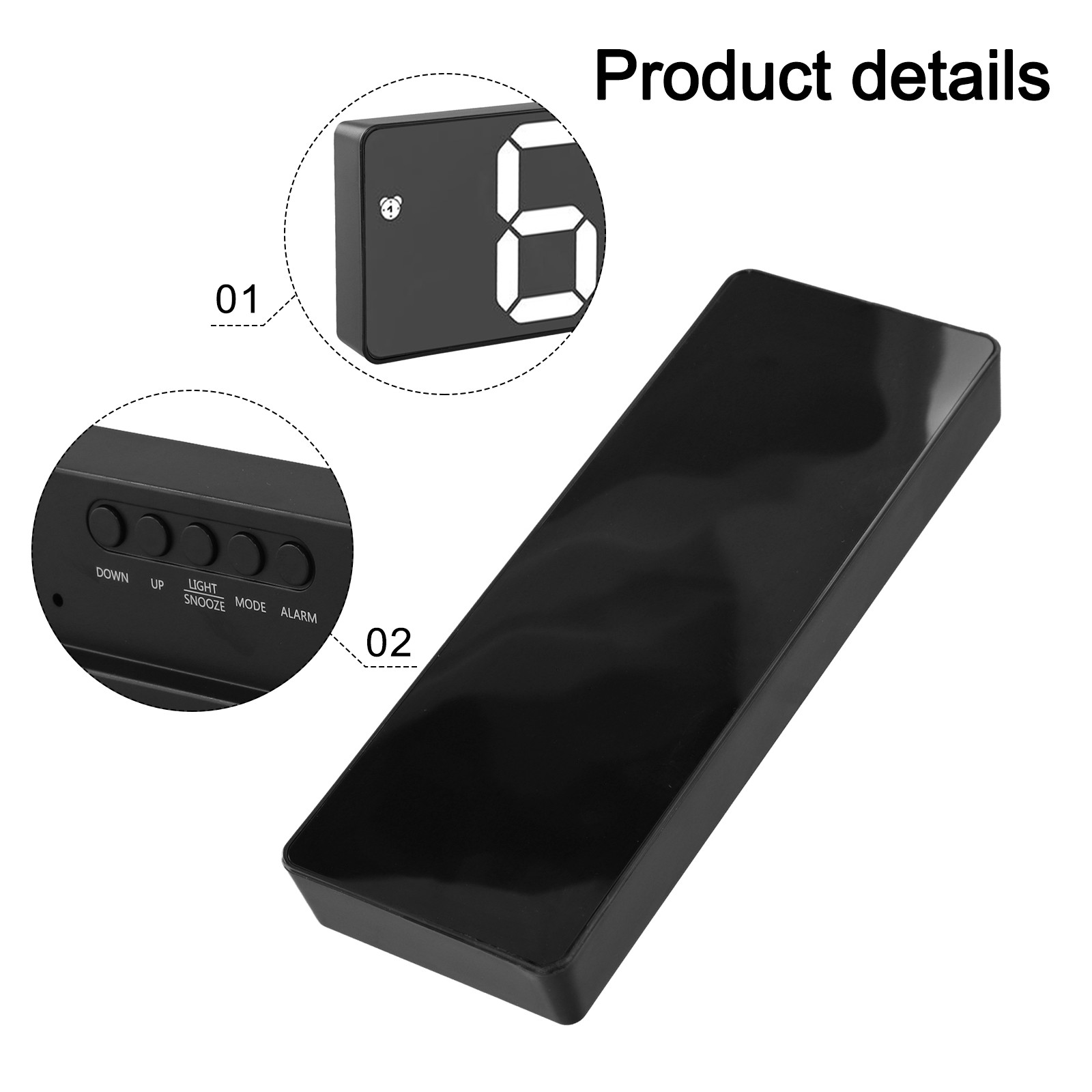 Electronic Clock with Comprehensive Features and Large Colorful Display