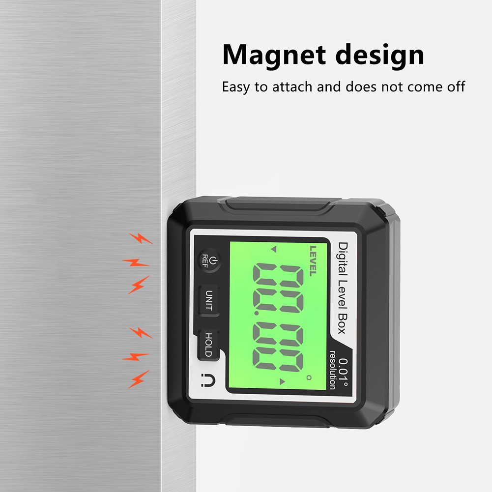 Digital Magnetic Protractor Level Offering Accurate Angle and Slope Measurement
