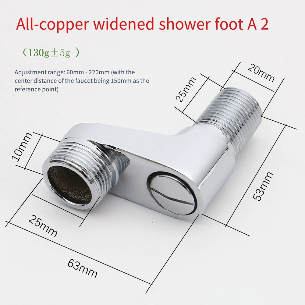 4 point Angle Elbow Fittings Thickened Reducer Bends for Shower Head Accessories - Picture 13 of 24
