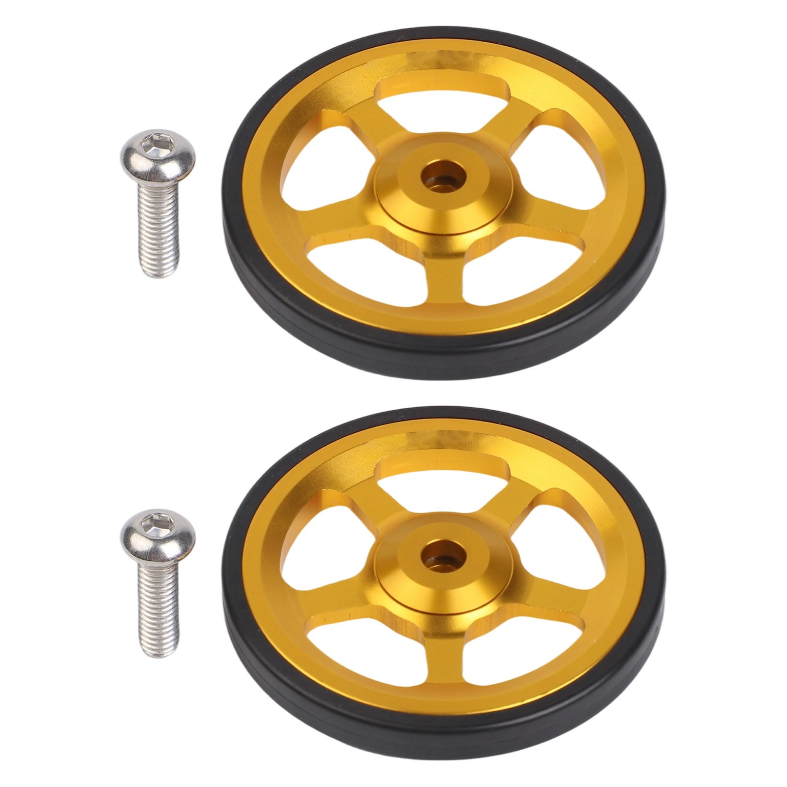 Ruote di ricambio bici pieghevoli 60 mm per Brompton e per 3Sixty con viti - Foto 48 di 55