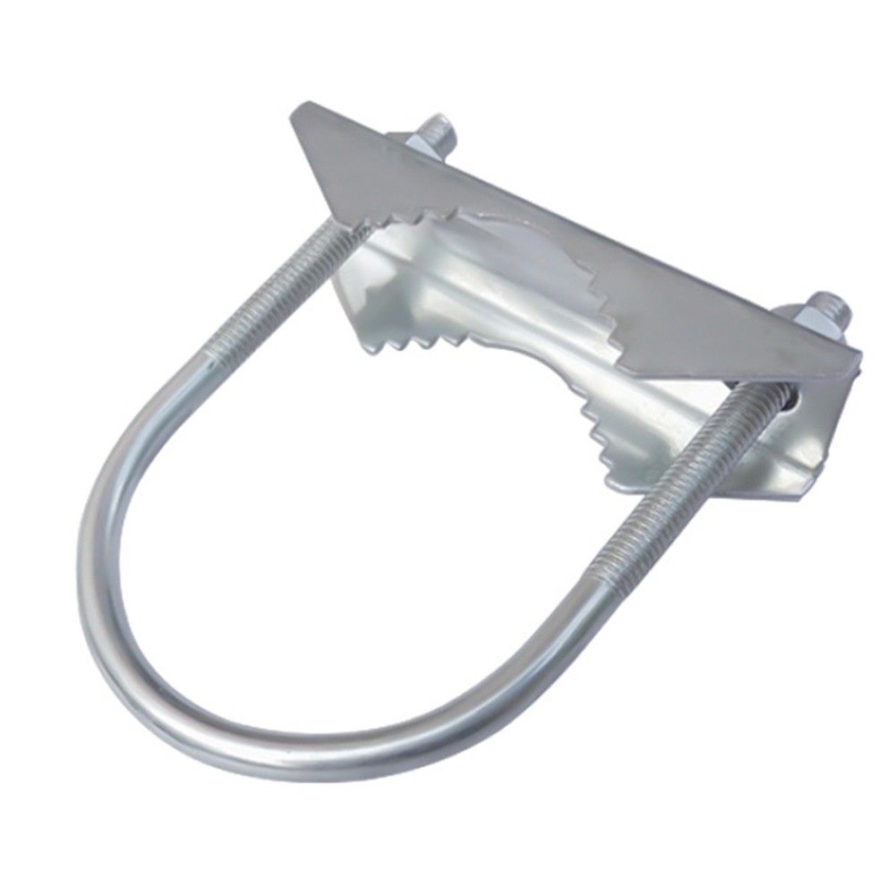 Heavy Duty Antenna Mast Clamp with U Bolt Secure Mount for Round Pipes - Picture 12 of 19