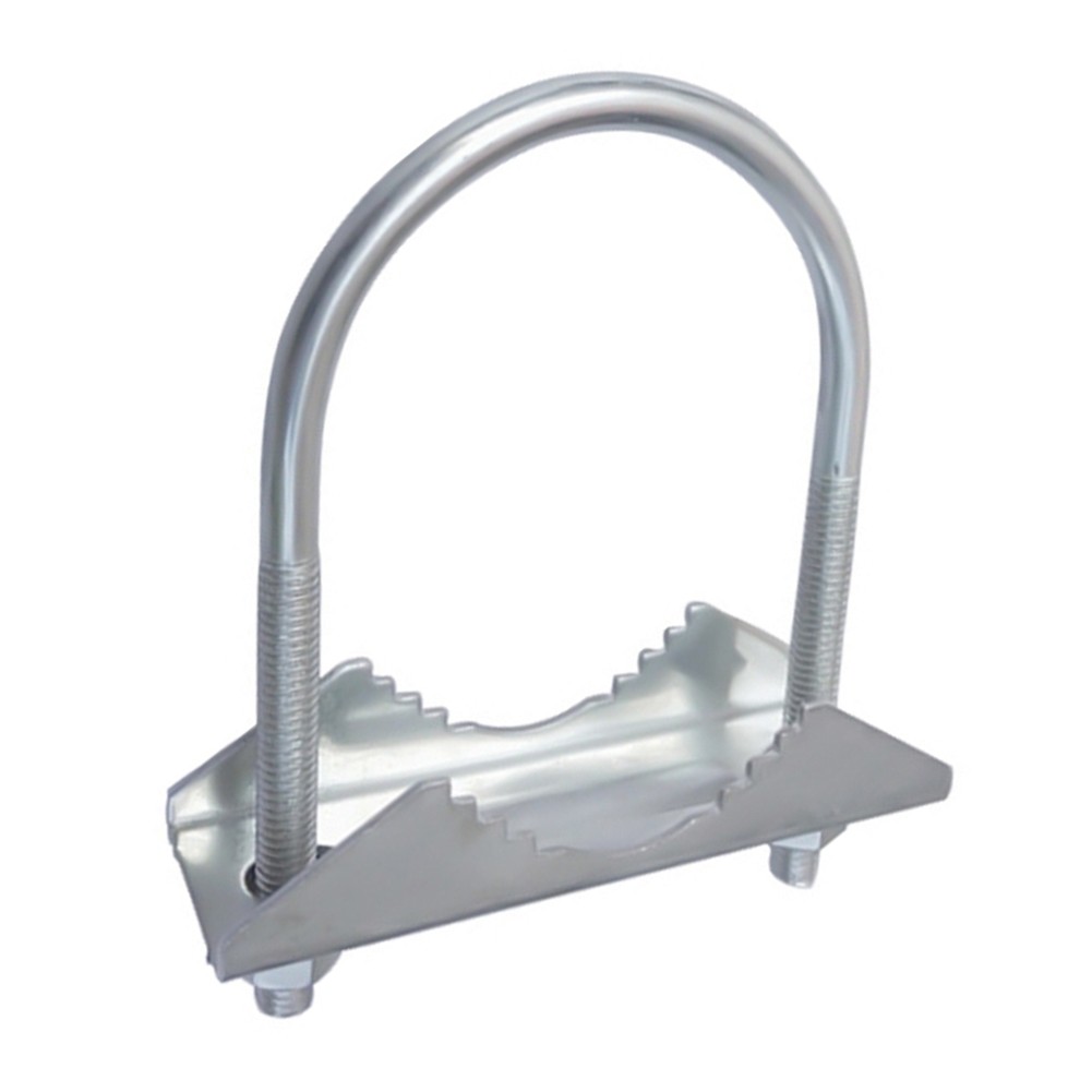 Heavy Duty Antenna Mast Clamp with U Bolt Secure Mount for Round Pipes - Picture 11 of 19