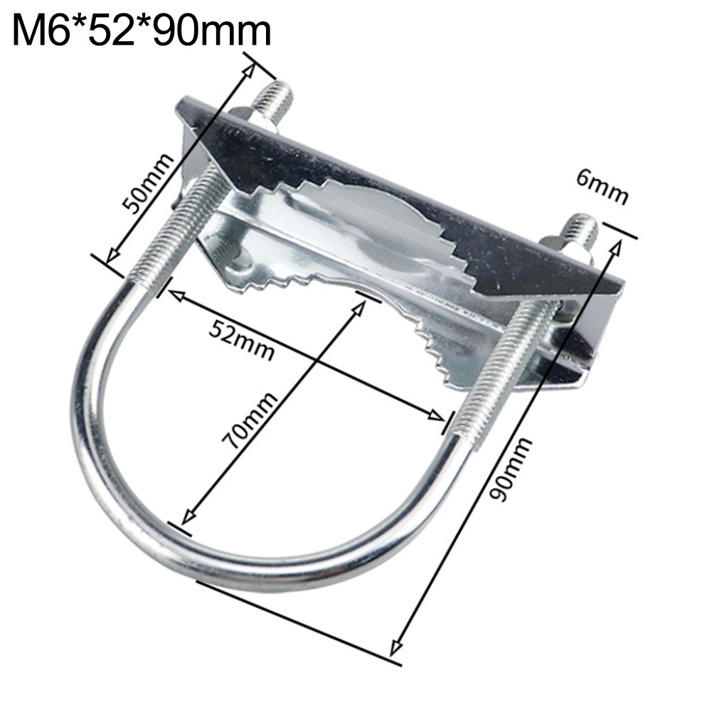 Heavy Duty Antenna Mast Clamp with U Bolt Secure Mount for Round Pipes - Picture 10 of 19