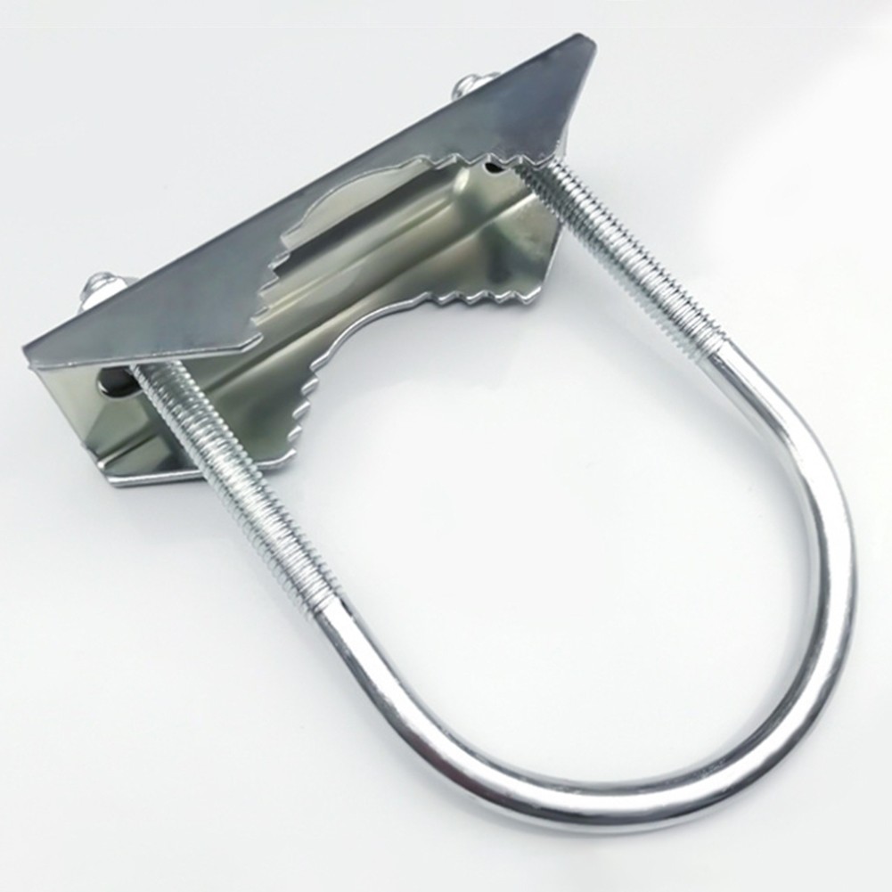 Heavy Duty Antenna Mast Clamp with U Bolt Secure Mount for Round Pipes - Picture 13 of 19