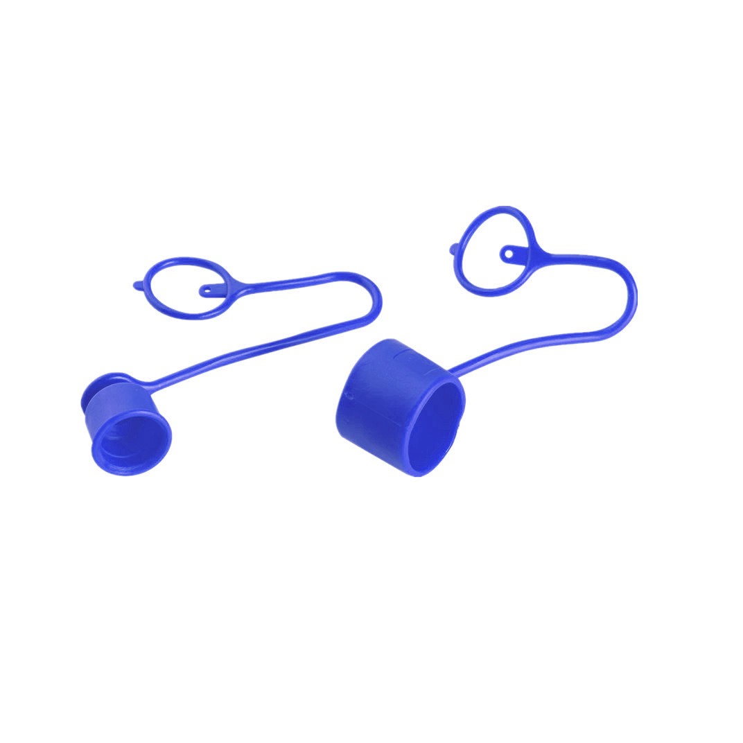 4 Sets PVC Dust for Hydraulic Quick Connect Flatface Couplers For Bobcat