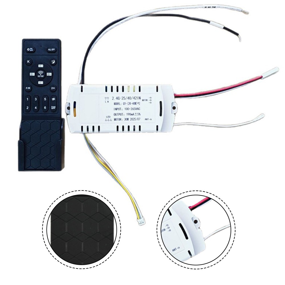 Replacement Remote Control for Ceiling Fan Light with Stepless DC Dimming - Picture 15 of 20