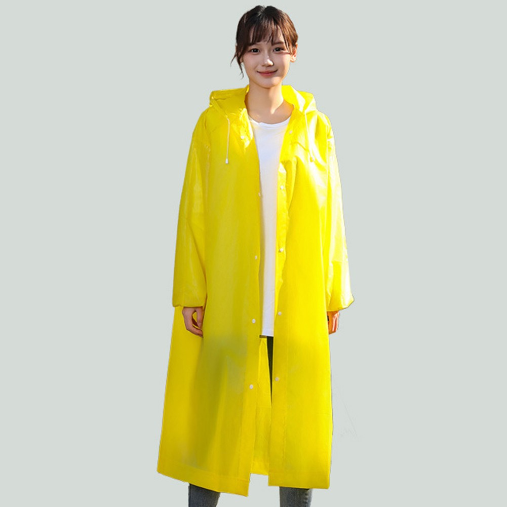Impermeable con capucha ropa de lluvia camping aventura camping tela EVA senderismo equipo de lluvia - Imagen 10 de 21