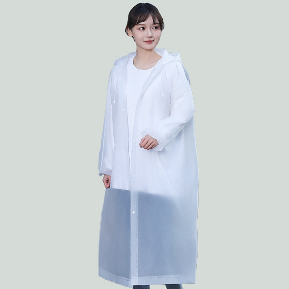 Impermeable con capucha ropa de lluvia camping aventura camping tela EVA senderismo equipo de lluvia - Imagen 9 de 21