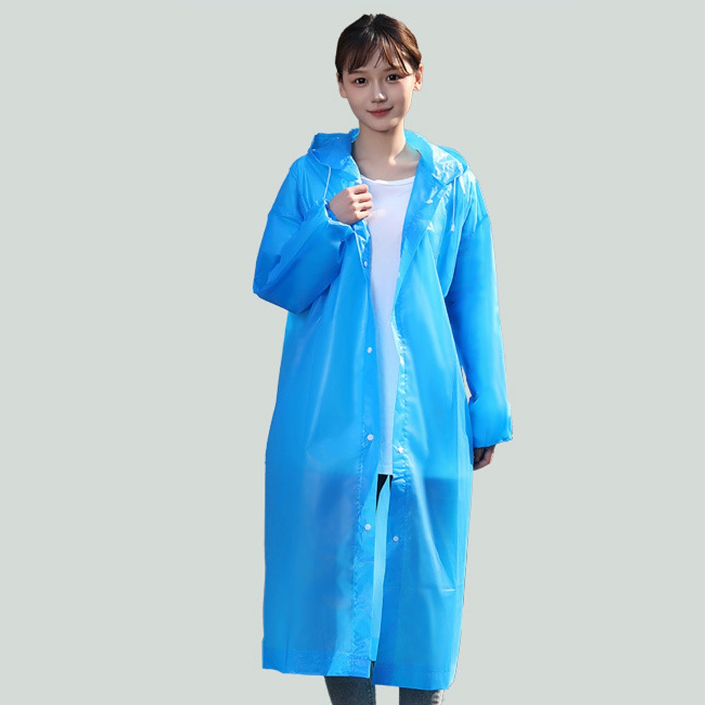 Impermeable con capucha ropa de lluvia camping aventura camping tela EVA senderismo equipo de lluvia - Imagen 13 de 21