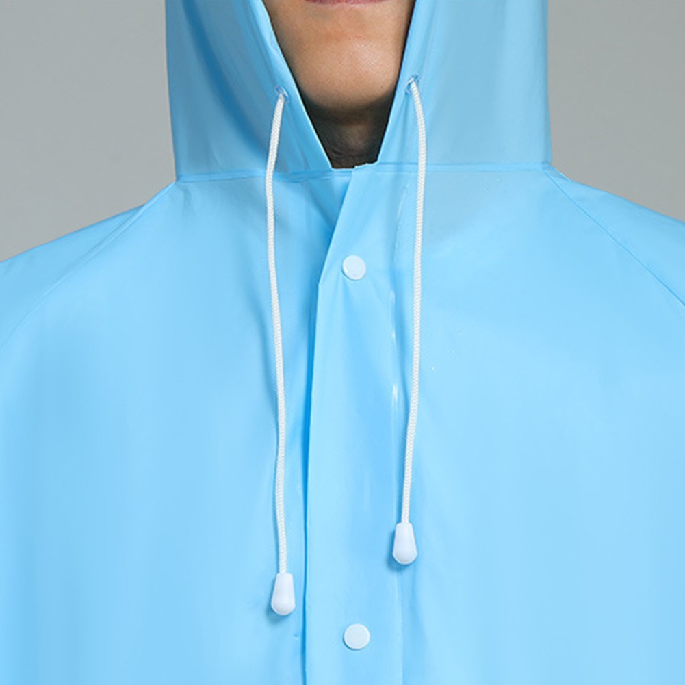 Impermeable con capucha ropa de lluvia camping aventura camping tela EVA senderismo equipo de lluvia - Imagen 14 de 21