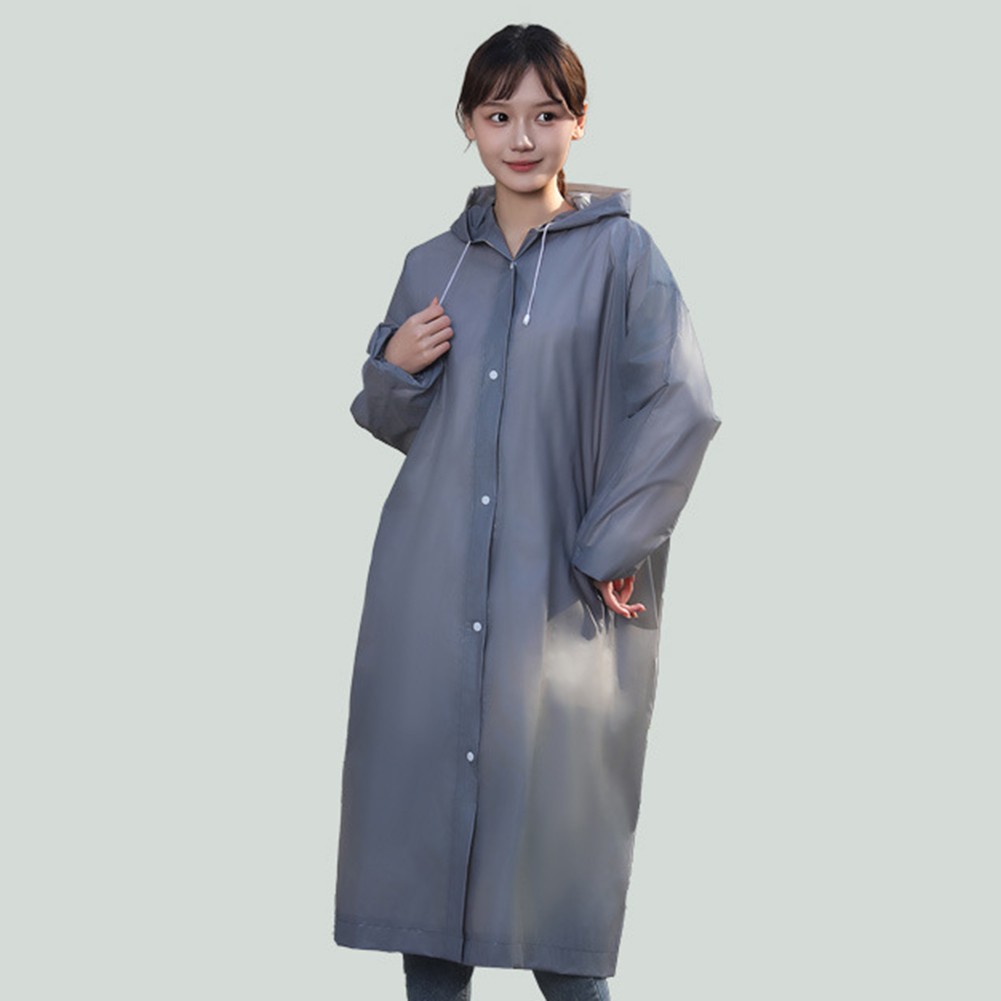 Hooded Rain Wear Adult Rain Cape Hiking Rain Gear Regular Clothing Length