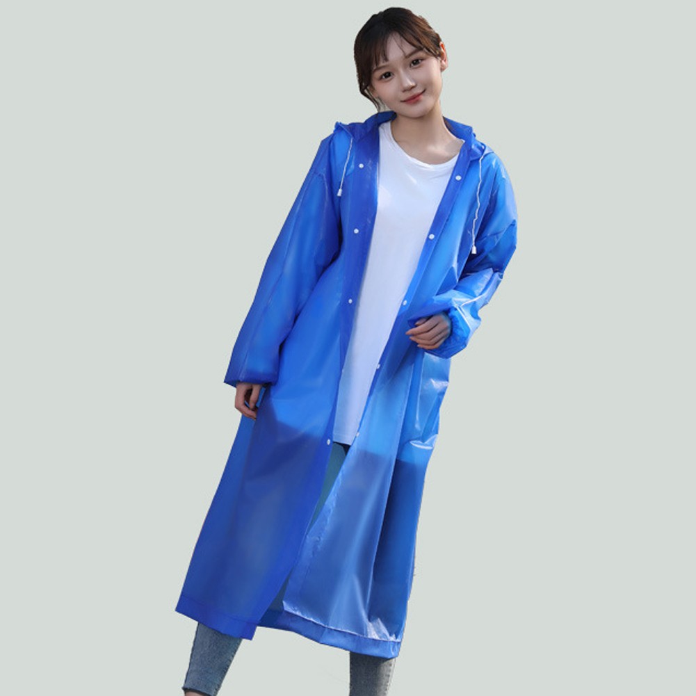 Impermeable con capucha ropa de lluvia camping aventura camping tela EVA senderismo equipo de lluvia - Imagen 20 de 21