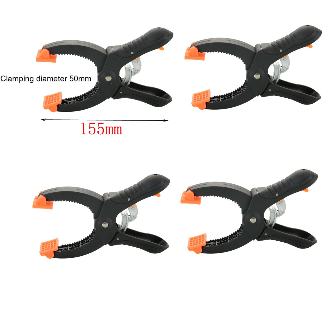 4PCS 68 Inch Ratcheting Clamps with Swivel Pads for Woodworking