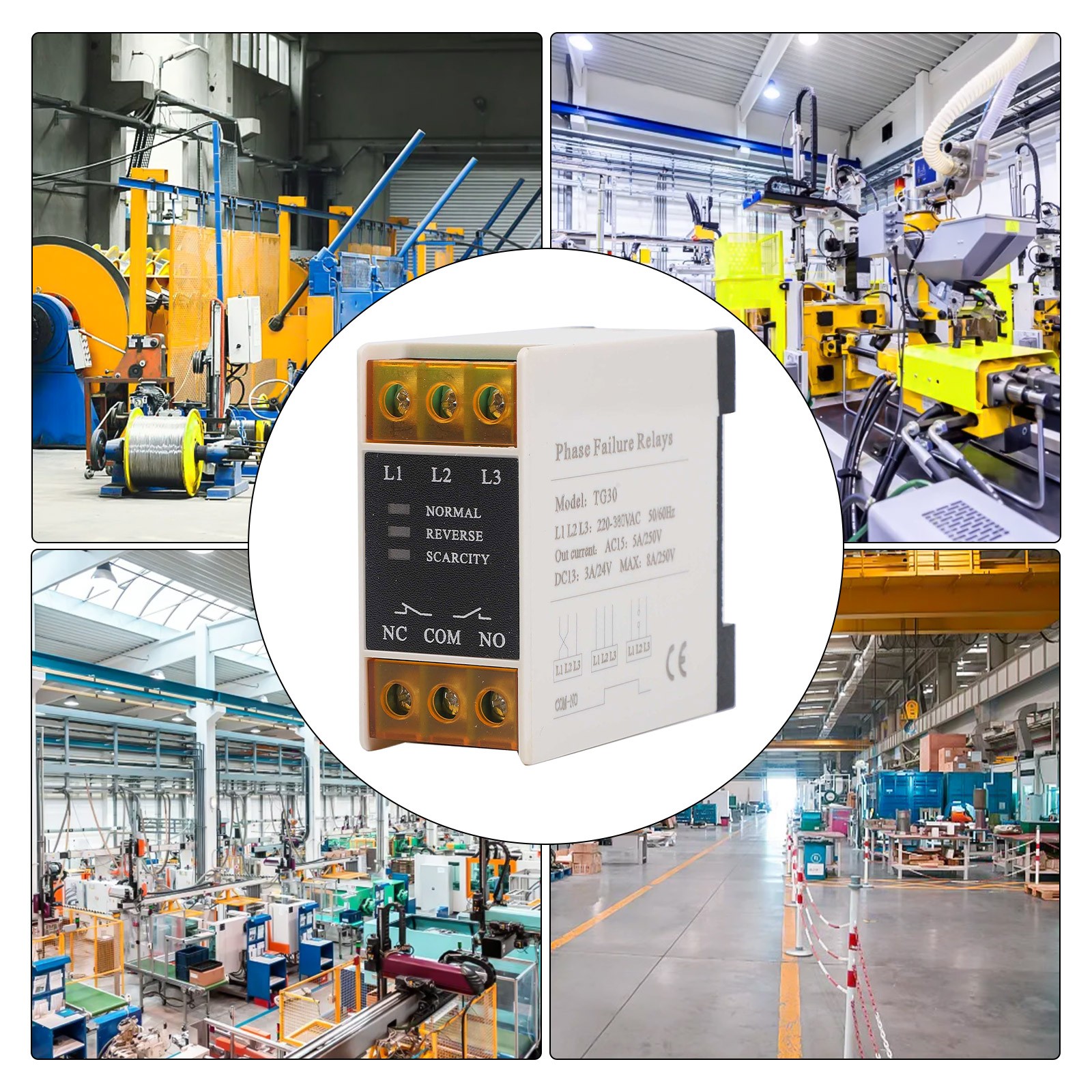 LED indicator multiple protections suitable for various industry equipment