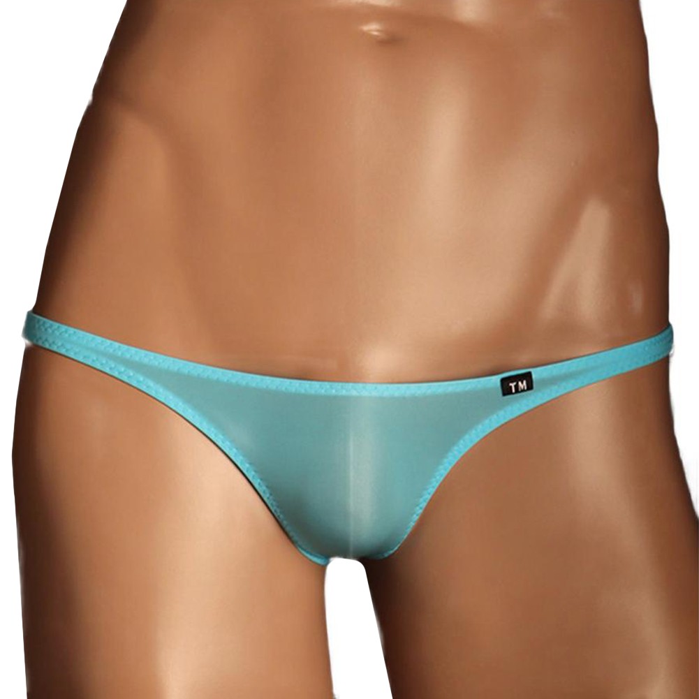 Men Solid Color Thin Breathable Soft Underwear Thong G String Lightweight Fit - Picture 12 of 16