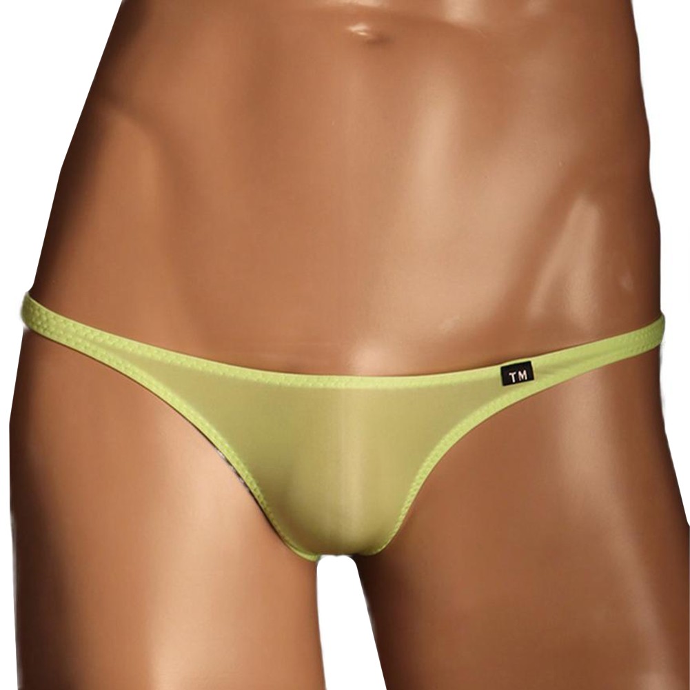 Men Solid Color Thin Breathable Soft Underwear Thong G String Lightweight Fit - Picture 14 of 16