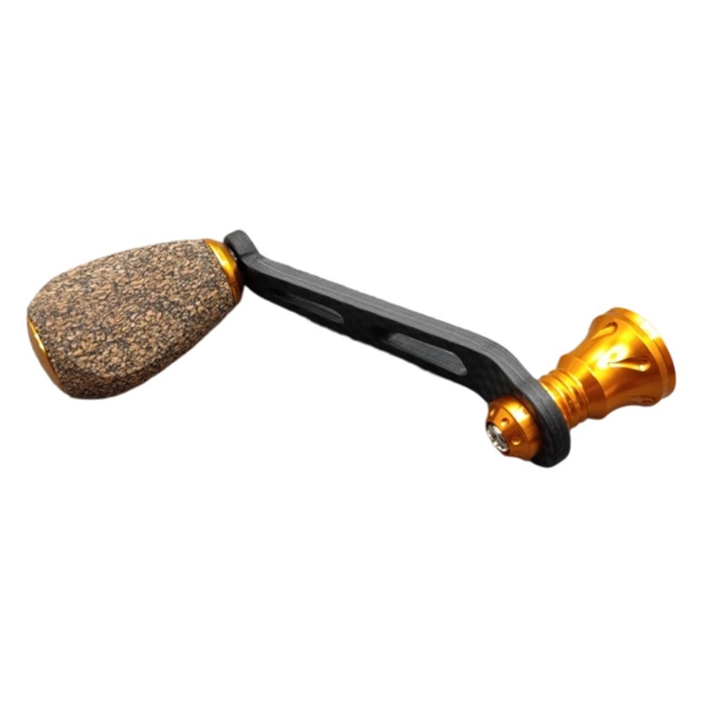 70mm Screw In Carbon Fiber Handle with Rubber Cork for For DAIWA Fishing Reel