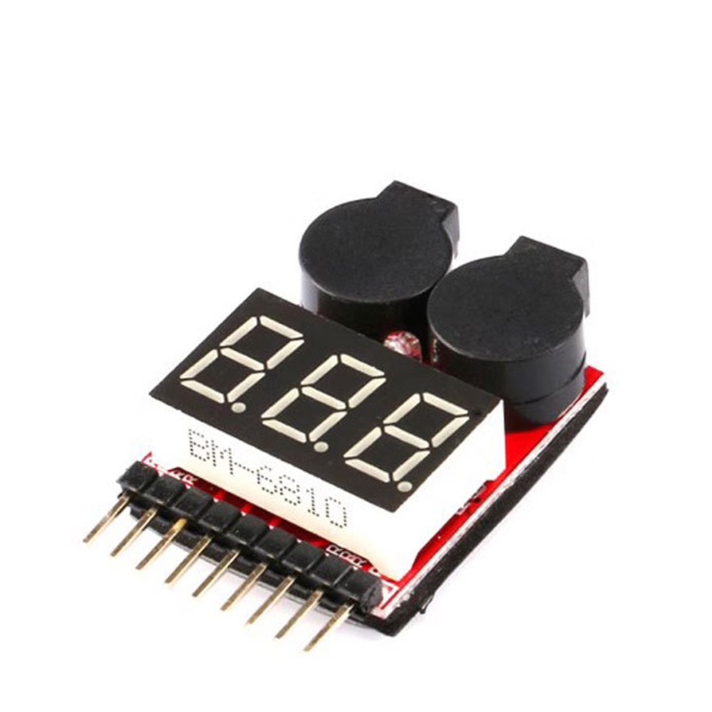 Lithium Battery Voltage Indicator Tester with Audible Alarm for Over Discharge