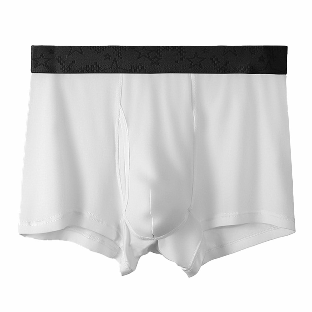 Breathable Solid Color Men's Underpants with Pouch for Comfort and Stability - Picture 8 of 14