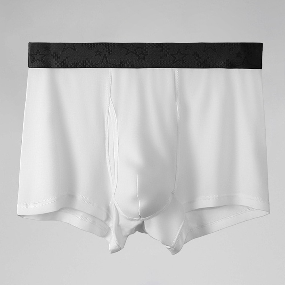 Breathable Solid Color Men's Underpants with Pouch for Comfort and Stability - Picture 7 of 14