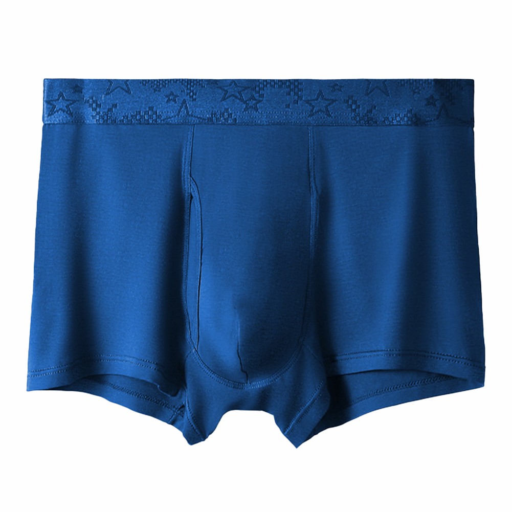 Breathable Solid Color Men's Underpants with Pouch for Comfort and Stability - Picture 12 of 14
