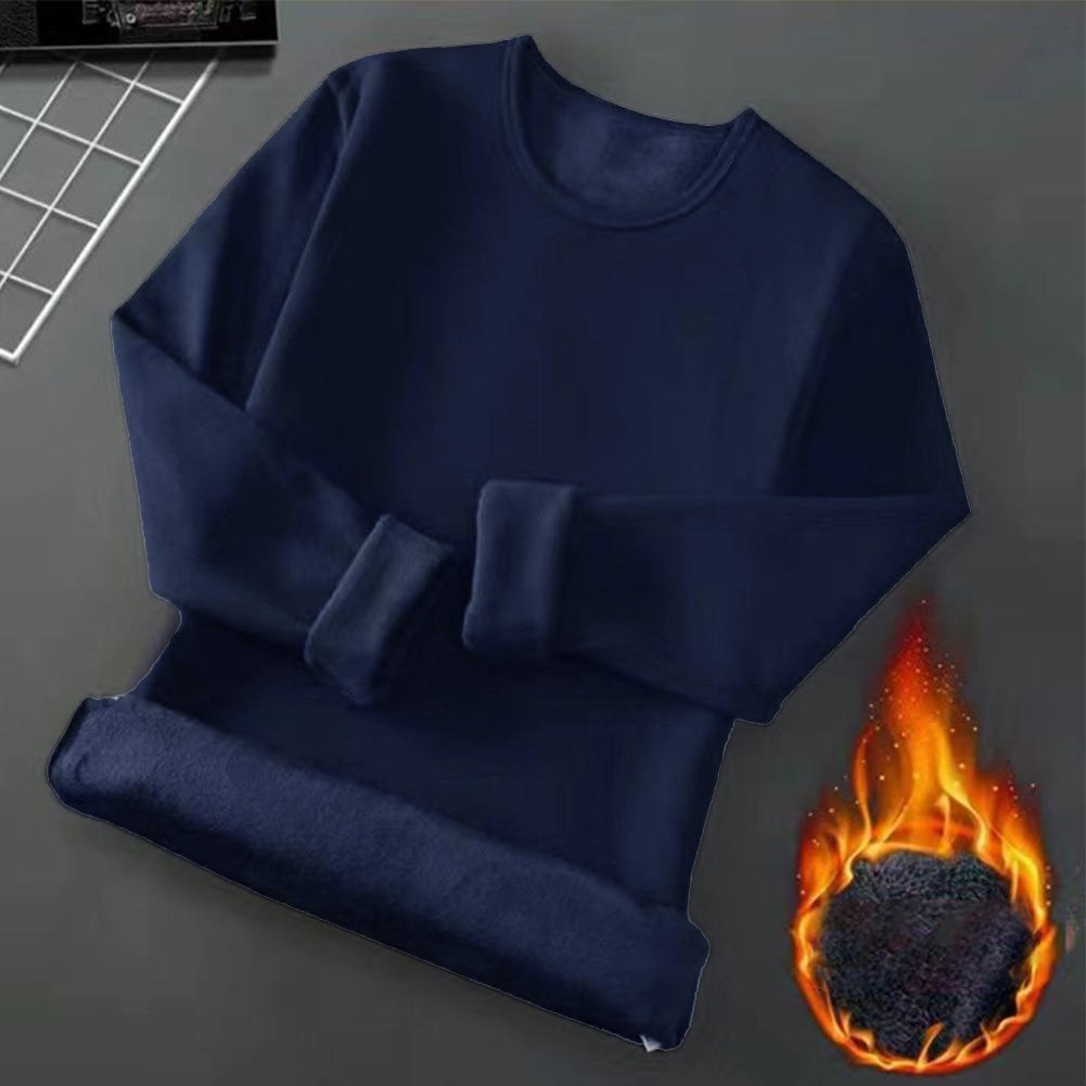 Winter Clothing Long Sleeved T-shirt Crew Neck Top Comfortable Base Layer - Picture 13 of 20
