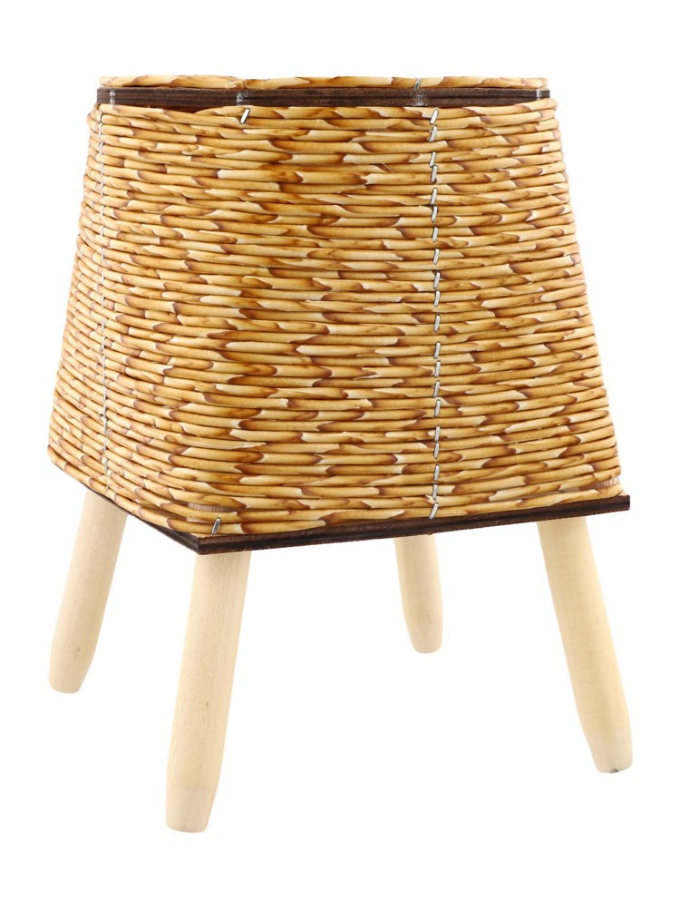 Desktop Plant Storage Compact Design Plant Storage Solution Good Straw Material