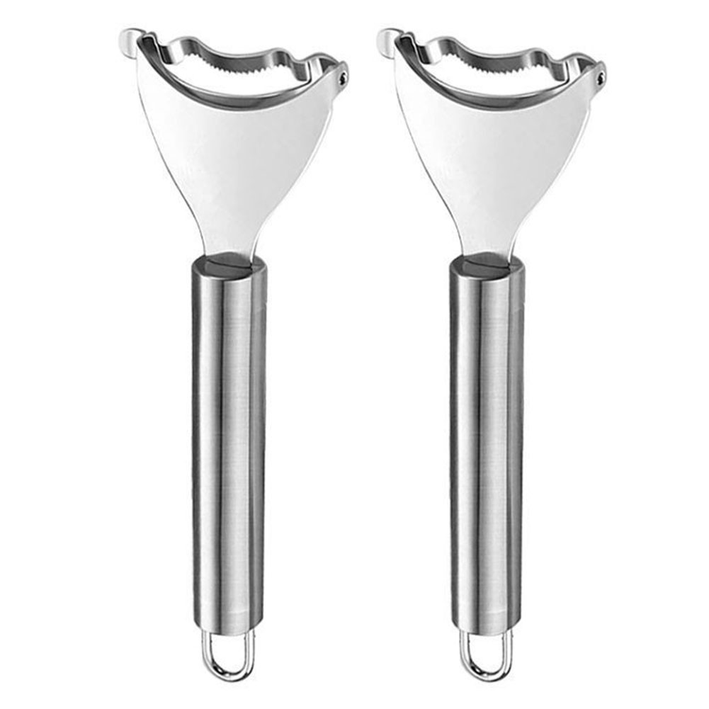 Set of 2 Stainless Steel Corn Strippers for Easy Kernel Removal from Cob