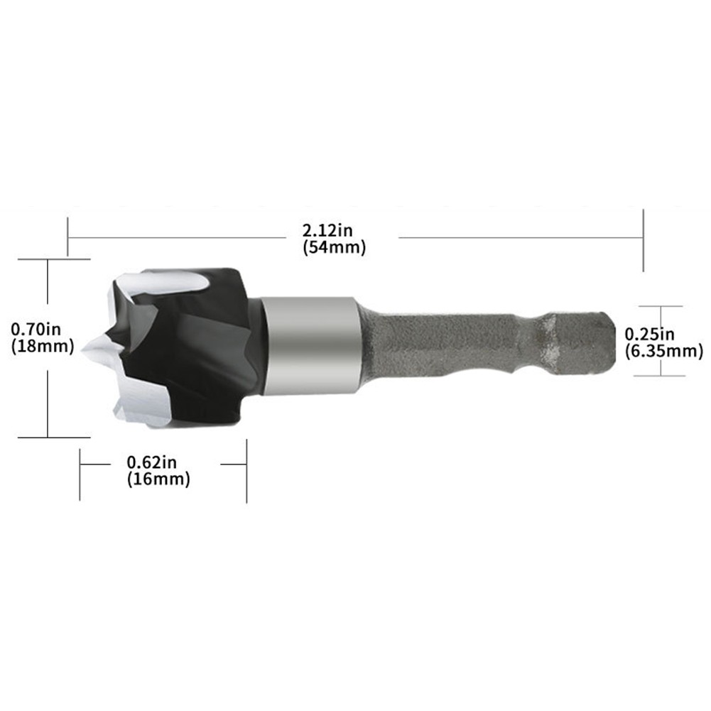 Alloy Drill Adapter with Hole Expanding Function for Woodworking Needs