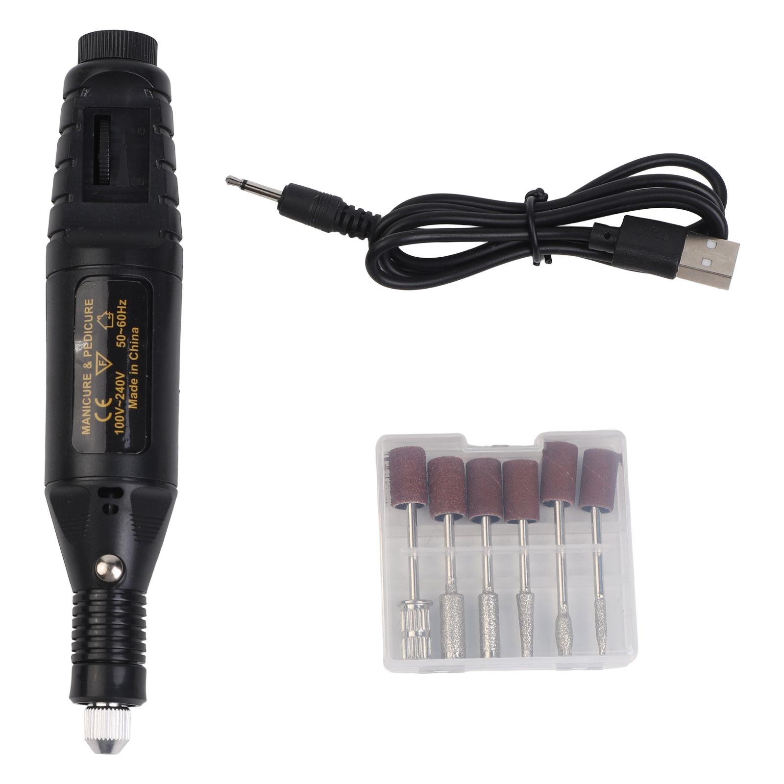 Mini Electric Grinder-Drill Manicure Grinding Rotary Tool Kit Set Polishing-Tool - Picture 26 of 53