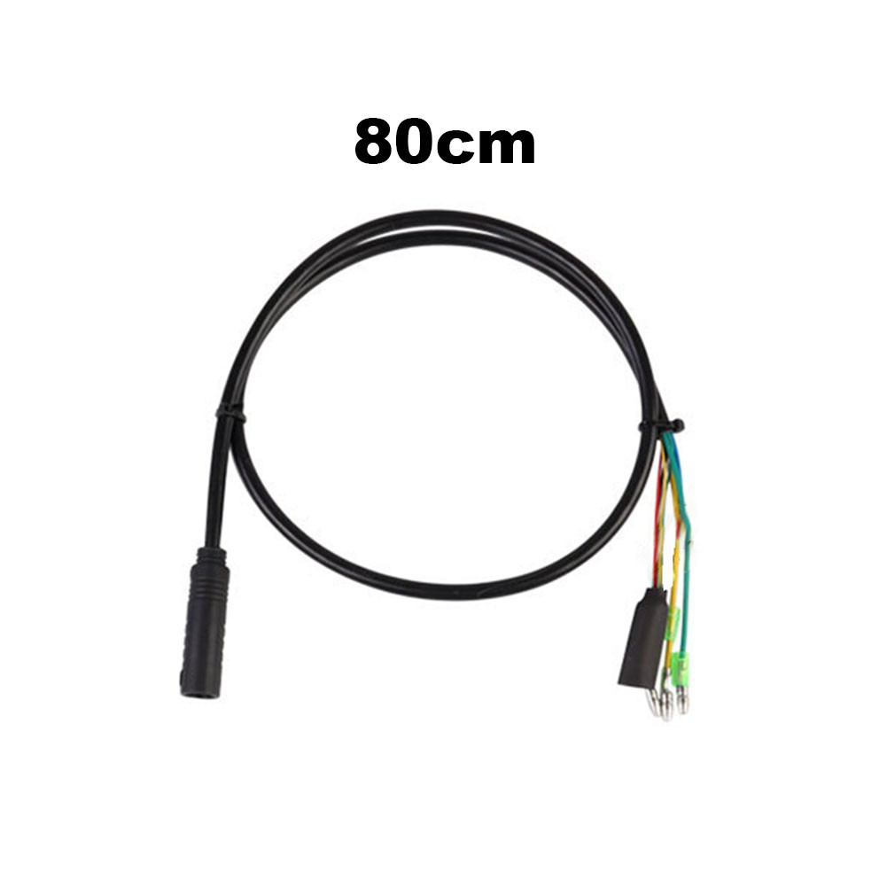 Electric Bike Motor Extension Cord Waterproof 9 Pin Connector 80cm 130cm