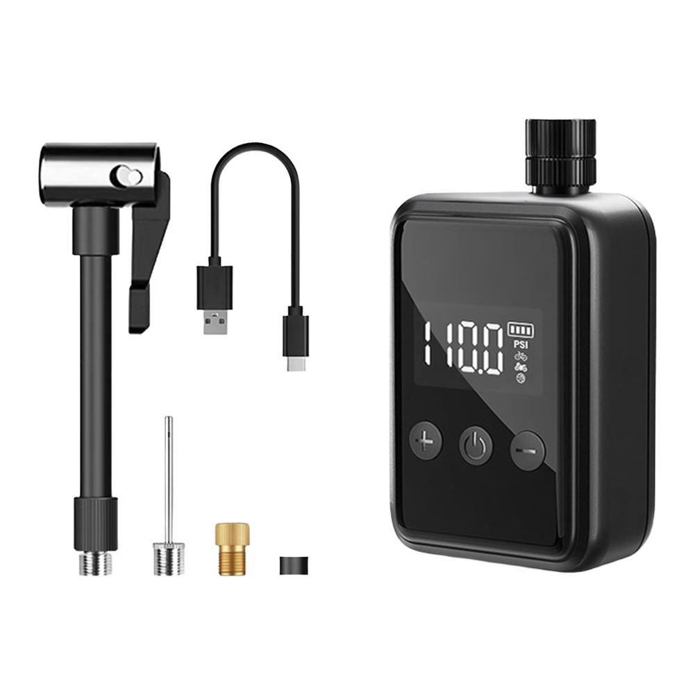 150 PSI Pump Electric Bike Pump Automatic Shut-off Charging Time 90 Minutes