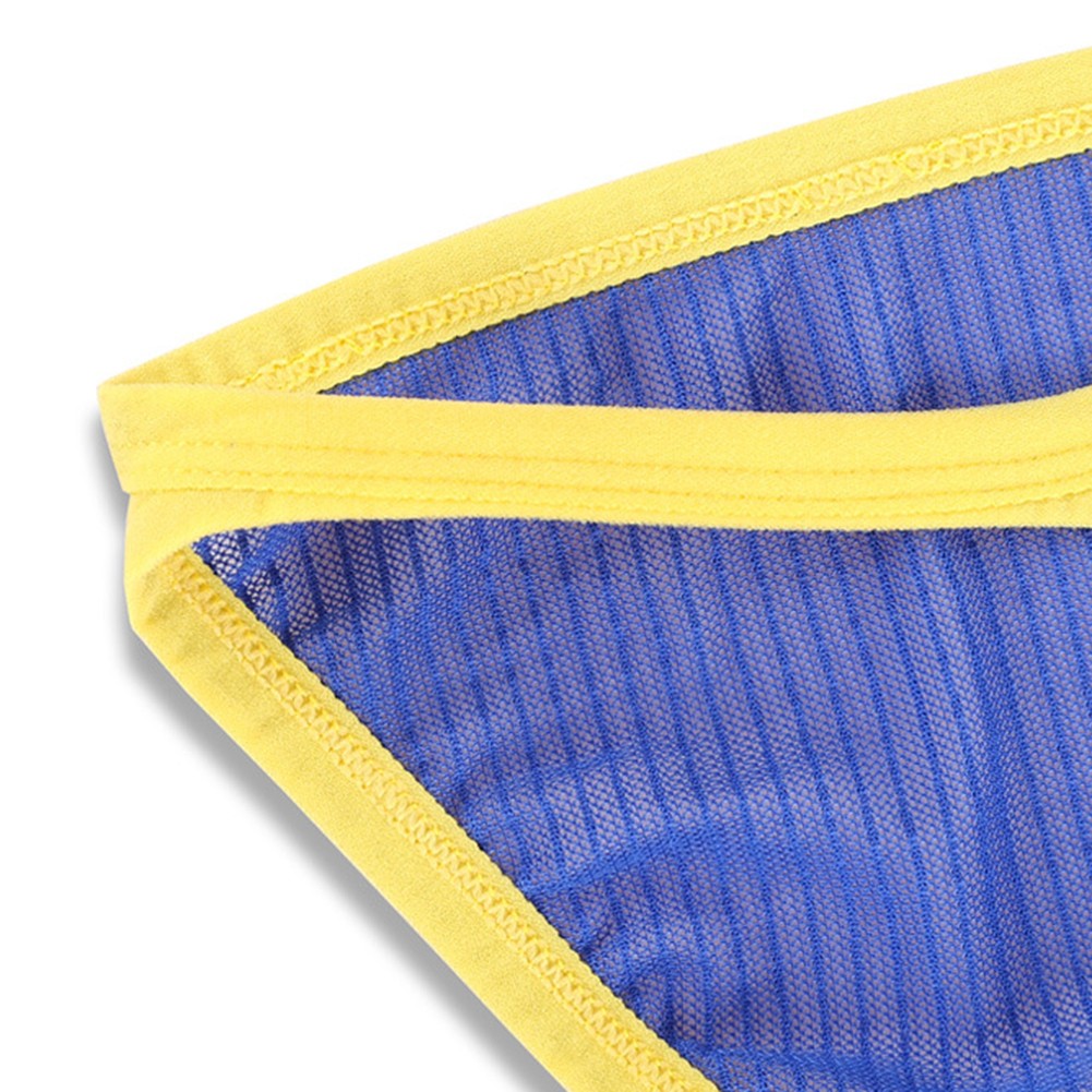 Mens Stretchable Mesh Underwear Breathable Underpants with Gold Spot Pattern - Picture 25 of 27