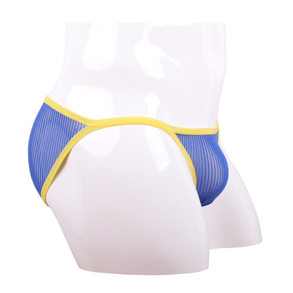 Mens Stretchable Mesh Underwear Breathable Underpants with Gold Spot Pattern - Picture 27 of 27