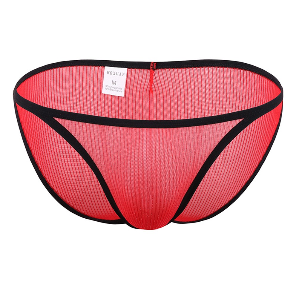 Mens Stretchable Mesh Underwear Breathable Underpants with Gold Spot Pattern - Picture 17 of 27