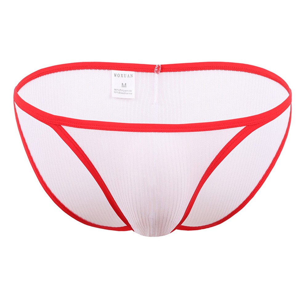 Mens Stretchable Mesh Underwear Breathable Underpants with Gold Spot Pattern - Picture 15 of 27