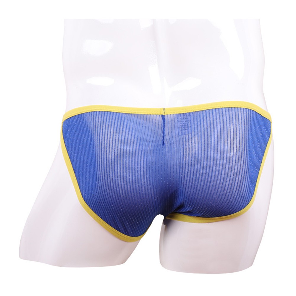 Mens Stretchable Mesh Underwear Breathable Underpants with Gold Spot Pattern - Picture 19 of 27