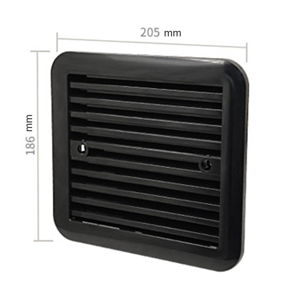 Black White for CARAVAN Ventilation Grille for Refrigerator and Air Vent Side