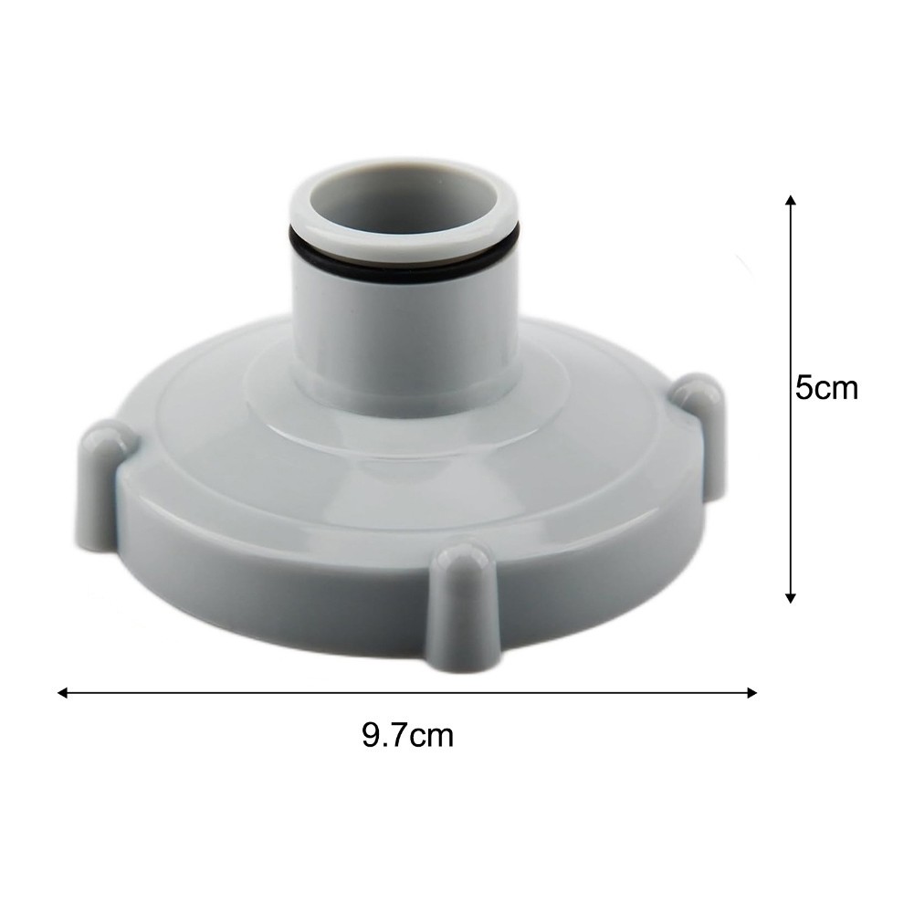 Optimal Connection PVC Blue Pool Hose Adapter Connector for Intex 9 5x9 5x5cm - Picture 36 of 41