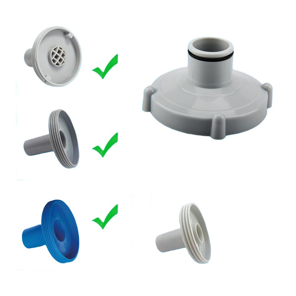 Optimal Connection PVC Blue Pool Hose Adapter Connector for Intex 9 5x9 5x5cm - Picture 37 of 41