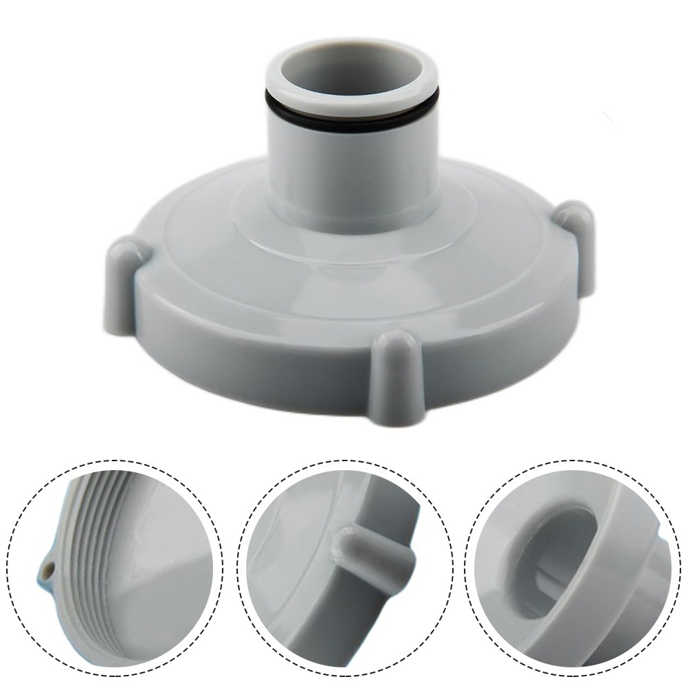 Optimal Connection PVC Blue Pool Hose Adapter Connector for Intex 9 5x9 5x5cm - Picture 38 of 41