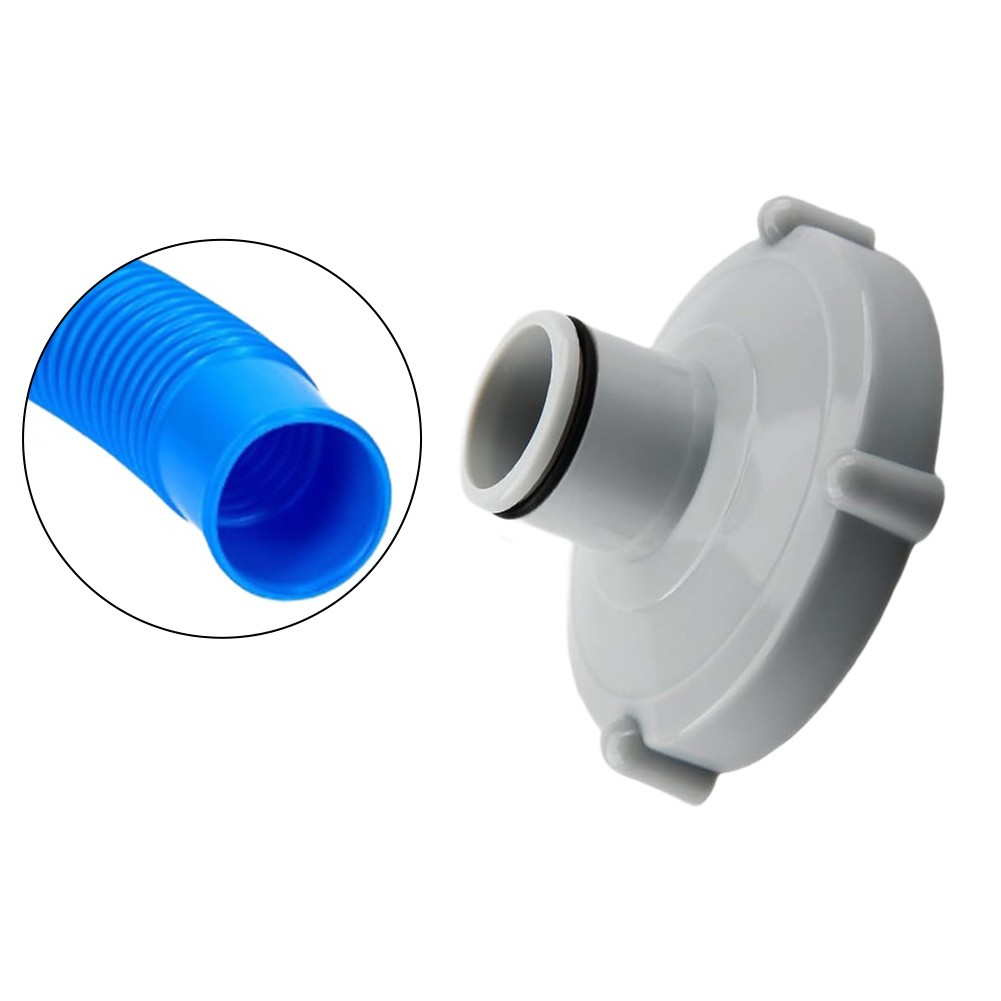 Optimal Connection PVC Blue Pool Hose Adapter Connector for Intex 9 5x9 5x5cm - Picture 40 of 41