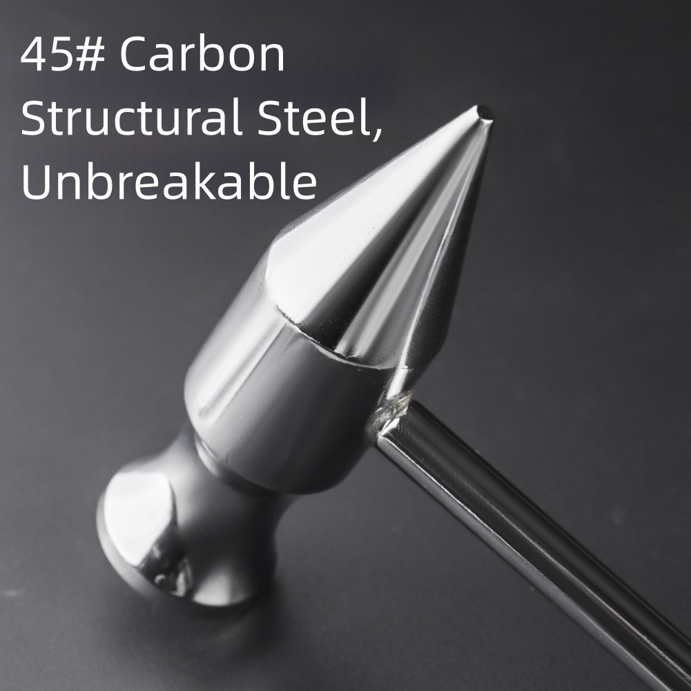 High Carbon Steel Welding Chipping Hammer with Tempered Chisel and Pointed Tip - Produktbild 10