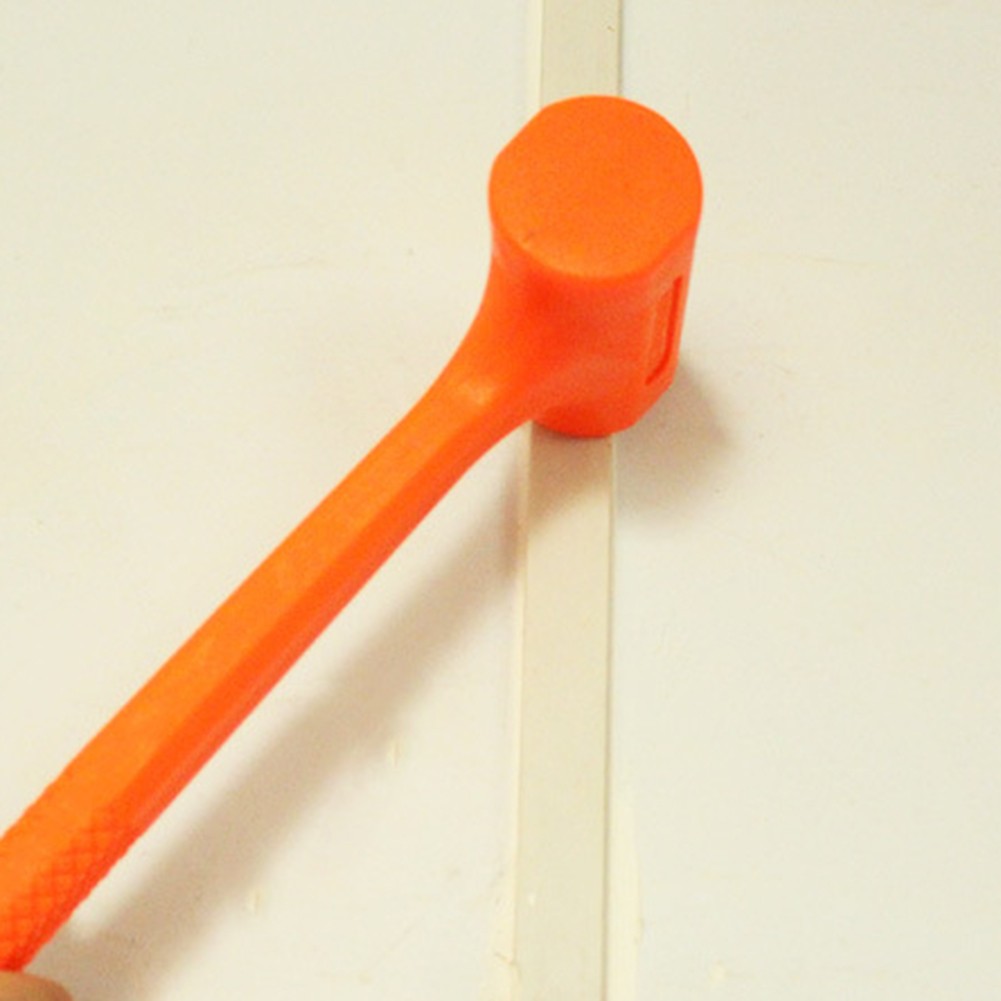 Rubber Dead Blow Hammer Non Rebound No Spark Steel Shot Comfortable Grip - Produktbild 1