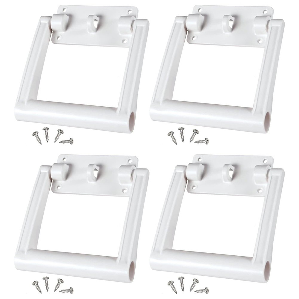 White Plastic Replacement Handles for Igloo Cooler 25 to 72 Quart Model - Picture 13 of 19